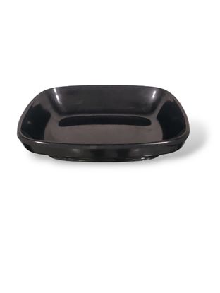 Picture of BLK GLOSSSY PFT CHAAT PLATE TURKEY 11088