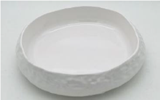 Picture of HNH ML PASTEL WHITE HEAVY NATURAL BOWL 10.5
