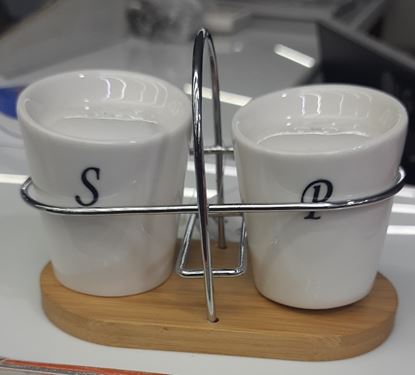 Picture of SSS SALT & PEPPER SET CERAMIC
