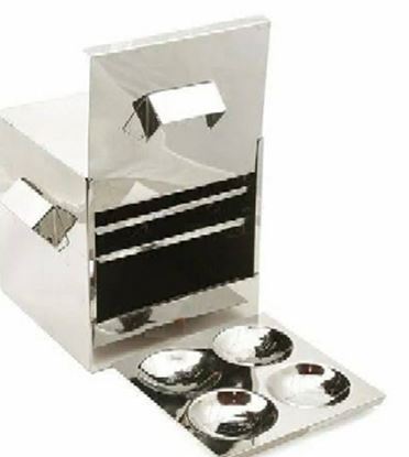 Picture of CCNT IDLY COOKER SQUARE 6 PLATE SS TRIVIA