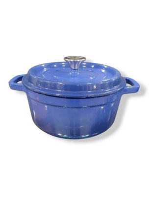 Picture of CHAFFEX CAST IRON CASSEROLE 24CM BLUE