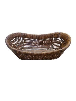 Picture of MOSC POLY BASKET BOAT ANTIQUE 24X13X8CM