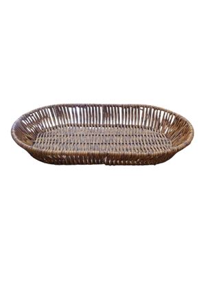 Picture of MOSC POLY BASKET OVAL 27X16X4CM (ANTIQUE)