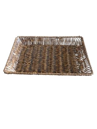 Picture of MOSC POLY BASKET RECT 30X20X4CM (ANTIQUE)