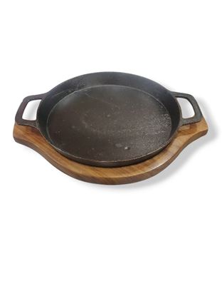 Picture of WOOD SIZZLER ROUND SKILLET 10
