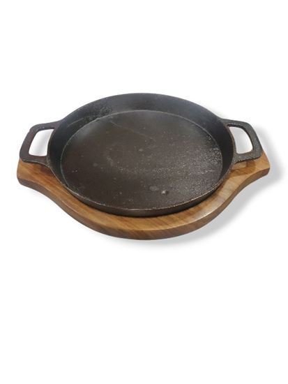 Picture of WOOD SIZZLER ROUND SKILLET 10