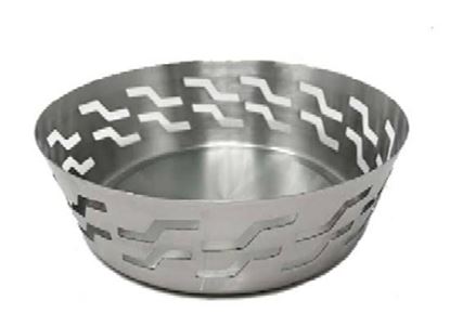 Picture of TRI BREAD BASKET ZIGZAG 19CM