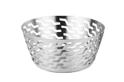 Picture of TRI BREAD BASKET ZIGZAG 20X9CM