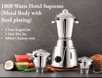 Picture of CMDO HOTEL SUPEREME 1800W SS BODY 3 JAR