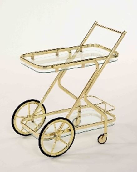 Picture of BLG SERVICE TROLLEY CART GOLD SA054