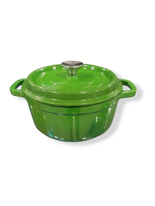 Picture of CHAFFEX CAST IRON CASSEROLE 24CM GREEN