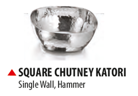 Picture of DESTELLER SQUARE CHUTNEY KATORI HAMMR 7CM