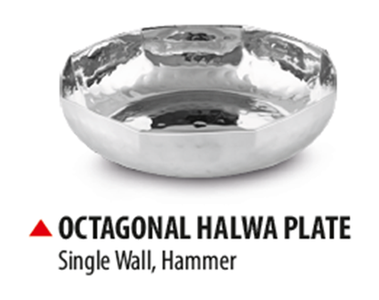 Picture of DESTELLER OCTOGONAL HALWA PLATE S/W HAMMR 11.5CM
