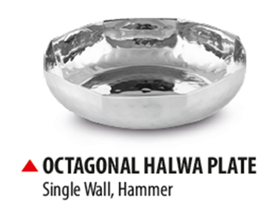 Picture of DESTELLER OCTOGONAL HALWA PLATE S/W HAMMR 11.5CM