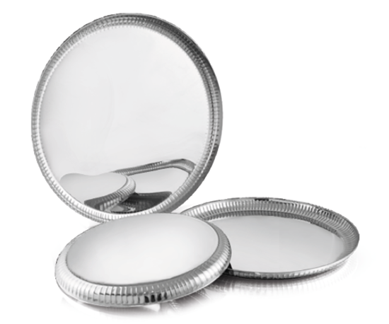 Picture of DESTELLER ROUND PLATTER JEWEL S/W MIRROR NO2 21.5CM