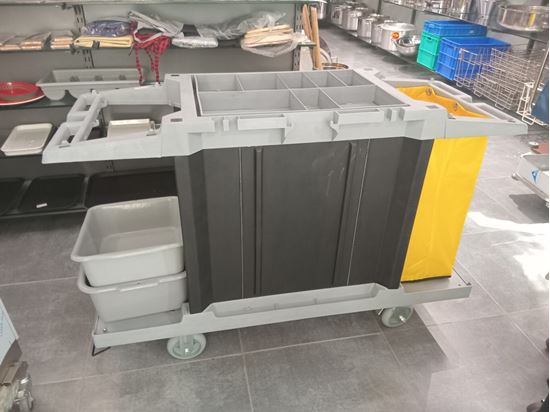 Picture of HK HOUSE KEEPING TROLLEY FIBRE DOUBLE