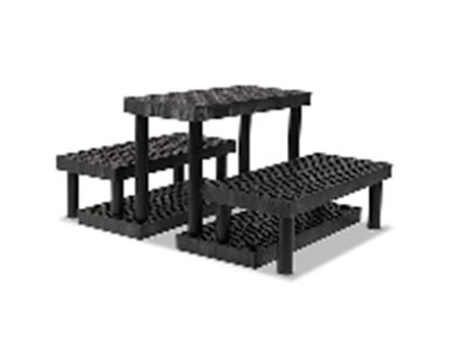 Picture of CK WOOD RISER HAMMR RECTANGLE BLACK 3P