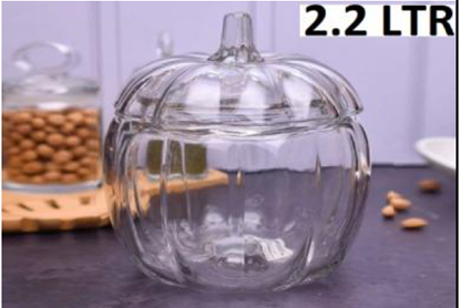 Picture of IMP DELI JAR PUMPKIN 2L W/GLASS LID H5203-0203