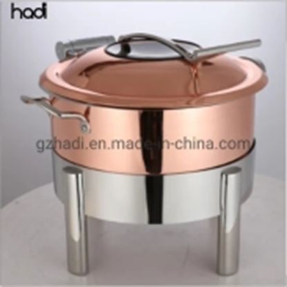 Picture of PRADEEP CHAFFER 3PLY 7L W/STAND R GOLD