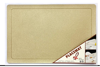 Picture of CHAFFEX TABLE MAT LEATHER - GOLD