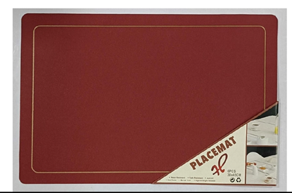 Picture of CHAFFEX TABLE MAT LEATHER - BROWN