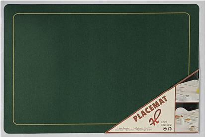 Picture of CHAFFEX TABLE MAT LEATHER - BOTTLE GREEN