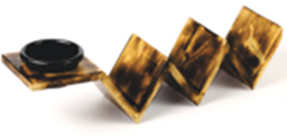 Picture of KVG TACO PLATTER TRIANGLE WITH DIP 3 SERVE HW42