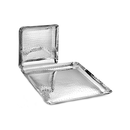Picture of DESTELLER SQUARE PLATTER S/W HAMMR NO3 18X18 CM