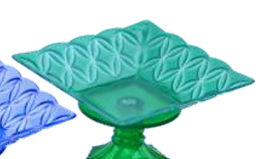 Picture of MUSKAN SQ PLATTER 9" (CLEAR)