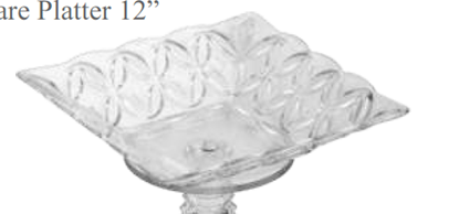 Picture of MUSKAN SQ PLATTER 12" (BLACK)