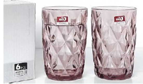 Picture of IMP COL DELI GLASS PURPLE 280ML KB154BP