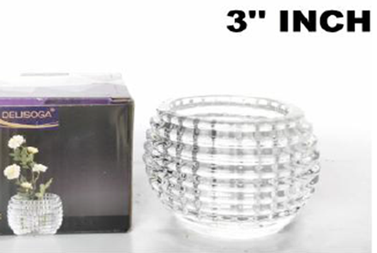 Picture of IMP FLOWER VASE DELI ROUND 3" DSHP133-65-L1