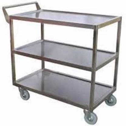 Picture of DEW SERVICE TROLLEY SS 3 SHELF 258