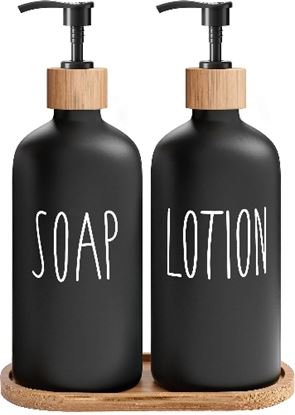 Picture of HSP VAMA SOAP & LOTION DISPENSER 2P 500ML BLACK