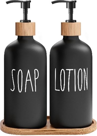 Picture of HSP VAMA SOAP & LOTION DISPENSER 2P 500ML BLACK