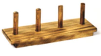 Picture of KVG TACO PLATTER SINGLE STICK 3 SERVE HW62