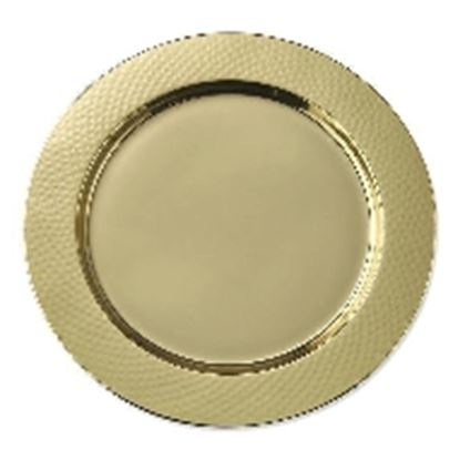 Picture of CHAFFEX CHARGER PLATE EMBOSS GOLD
