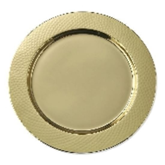 Picture of CHAFFEX CHARGER PLATE EMBOSS GOLD