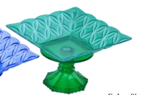 Picture of MUSKAN SQ PLATTER 9" (BLACK)