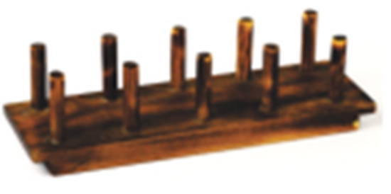 Picture of KVG TACO PLATTER DOUBLE STICK 4 SERVE HW59