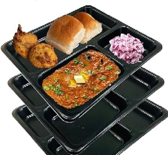 Picture of ACRYLIC BHAJI PAV 9X9 (BLACK)