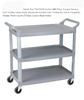 Picture of HK SERVICE CART TROLLEY 3 TIER (ABS) SMALL