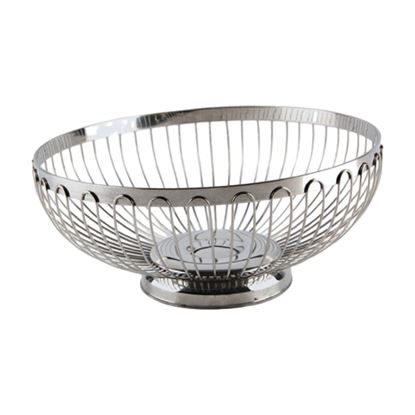 Picture of IG BREAD BASKET ROUND WIRE SS 20CM