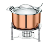 Picture of PRADEEP CHAFFER 3PLY 4L W/STAND R GOLD