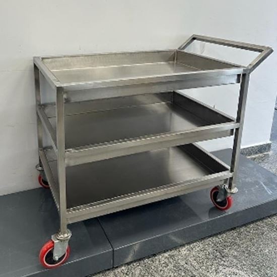 Picture of DEW SERVICE TROLLEY SS 3 SHELF 258