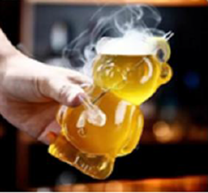 Picture of IMP MX MOCKTAIL TEDDY GLASS 350ML HBF-2412