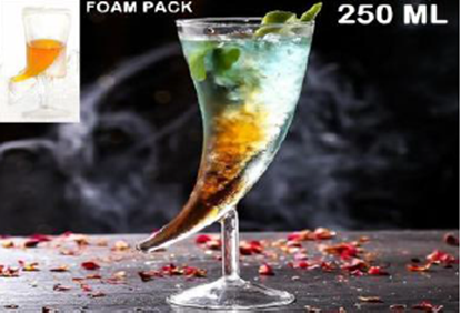 Picture of IMP MX MOCKTAIL HORN STEM GLASS 250ML HBF-2415