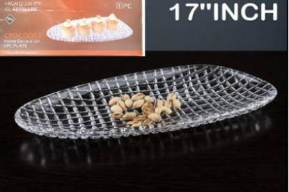 Picture of IMP SUPER GLASS PLATTER OVAL 17.3"  PE-13224