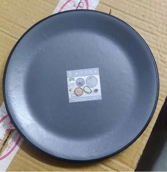 Picture of STN DUAL GREY ROUND SMALL PLATE 7.5" 2353
