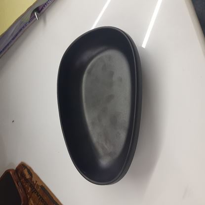 Picture of BLK NWL OVAL SERVING BOWL 20CM SMALL M8189/P198